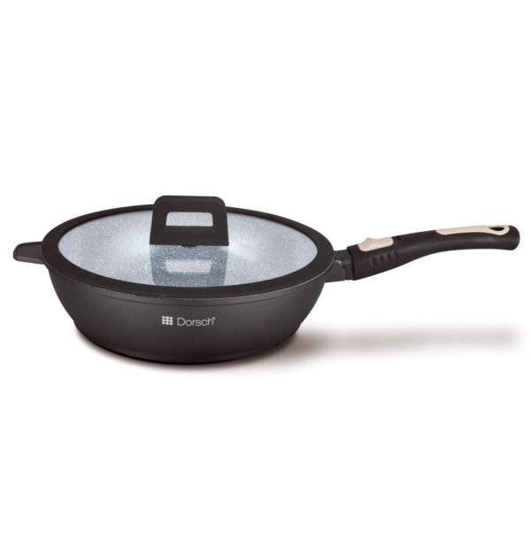 Nonstick Deep Saute Pan with Lid