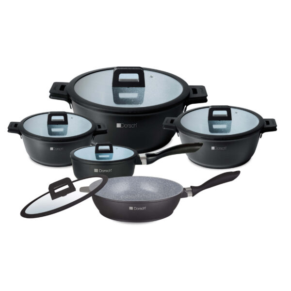Ceramic Cookware Set – 5 Pcs