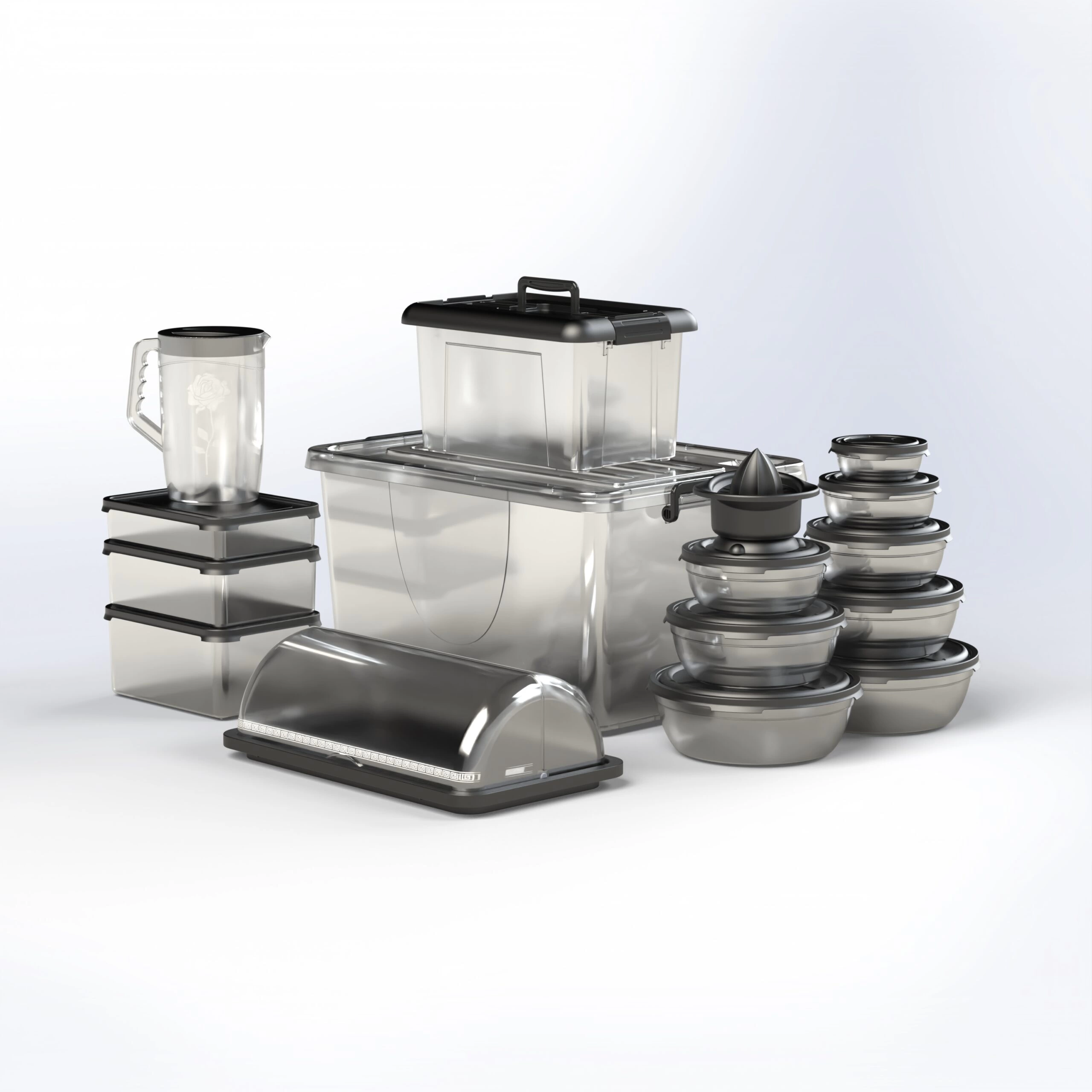 Sofia 16 Pieces Kitchen Set, Easy Storage and Organization