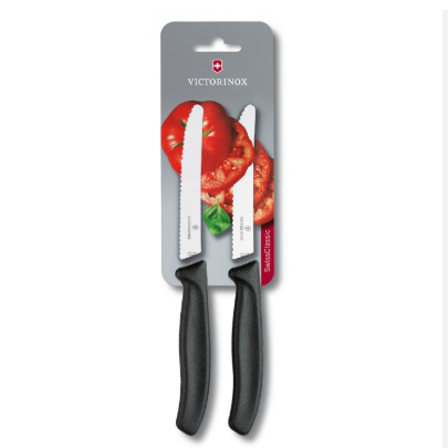 VX TOMATO & TABLE KNIFE 2P WV BLK 6.7833.B